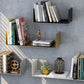 Metal Floating Bookcase Modern Style Closed Back Bookshelf for Home Office Clearhalo 'Bookcases' 'furn' 'furn_bookcases' 'Furniture' 'furniture_bookcases' 'Office Furniture' 5029544