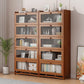 Engineered Wood Barrister Bookcase Contemporary Closed Back Bookshelf with Doors Clearhalo 'Bookcases' 'furn' 'furn_bookcases' 'Furniture' 'furniture_bookcases' 'Office Furniture' 5029572
