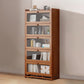 Engineered Wood Barrister Bookcase Contemporary Closed Back Bookshelf with Doors 29.9"L x 11"W x 66.9"H Clearhalo 'Bookcases' 'furn' 'furn_bookcases' 'Furniture' 'furniture_bookcases' 'Office Furniture' 5029582
