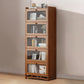 Engineered Wood Barrister Bookcase Contemporary Closed Back Bookshelf with Doors 18.1"L x 11"W x 66.9"H Clearhalo 'Bookcases' 'furn' 'furn_bookcases' 'Furniture' 'furniture_bookcases' 'Office Furniture' 5029586