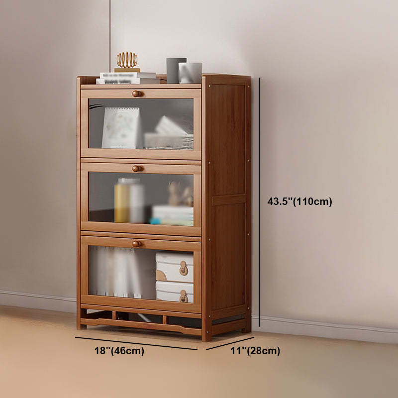 Engineered Wood Barrister Bookcase Contemporary Closed Back Bookshelf with Doors Clearhalo 'Bookcases' 'furn' 'furn_bookcases' 'Furniture' 'furniture_bookcases' 'Office Furniture' 5029592