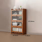 Engineered Wood Barrister Bookcase Contemporary Closed Back Bookshelf with Doors Clearhalo 'Bookcases' 'furn' 'furn_bookcases' 'Furniture' 'furniture_bookcases' 'Office Furniture' 5029596