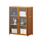 Vertical Standard Bookcase Contemporary Bamboo Closed Back Bookcase for Home Office 23.6"L x 11.8"W x 30.7"H Clearhalo 'Bookcases' 'furn' 'furn_bookcases' 'Furniture' 'furniture_bookcases' 'Office Furniture' 5029617