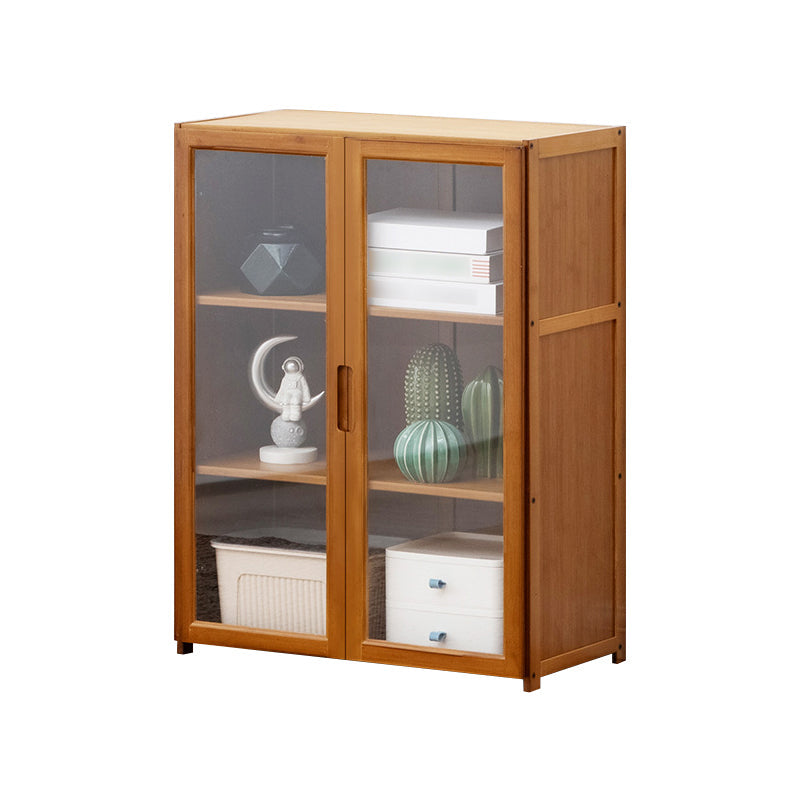 Vertical Standard Bookcase Contemporary Bamboo Closed Back Bookcase for Home Office 23.6"L x 11.8"W x 30.7"H Clearhalo 'Bookcases' 'furn' 'furn_bookcases' 'Furniture' 'furniture_bookcases' 'Office Furniture' 5029617