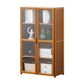 Vertical Standard Bookcase Contemporary Bamboo Closed Back Bookcase for Home Office 23.6"L x 11.8"W x 39.4"H Clearhalo 'Bookcases' 'furn' 'furn_bookcases' 'Furniture' 'furniture_bookcases' 'Office Furniture' 5029618
