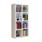 Manufactured Wood Standard Bookshelf Scandinavian Bookshelf for Study Room 29.1"L x 11.8"W x 57.1"H White Clearhalo 'Bookcases' 'furn' 'furn_bookcases' 'Furniture' 'furniture_bookcases' 'Office Furniture' 5029645