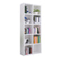 Manufactured Wood Standard Bookshelf Scandinavian Bookshelf for Study Room 29.1"L x 11.8"W x 70.9"H White Clearhalo 'Bookcases' 'furn' 'furn_bookcases' 'Furniture' 'furniture_bookcases' 'Office Furniture' 5029648