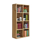 Manufactured Wood Standard Bookshelf Scandinavian Bookshelf for Study Room 29.1"L x 11.8"W x 57.1"H Walnut Clearhalo 'Bookcases' 'furn' 'furn_bookcases' 'Furniture' 'furniture_bookcases' 'Office Furniture' 5029651