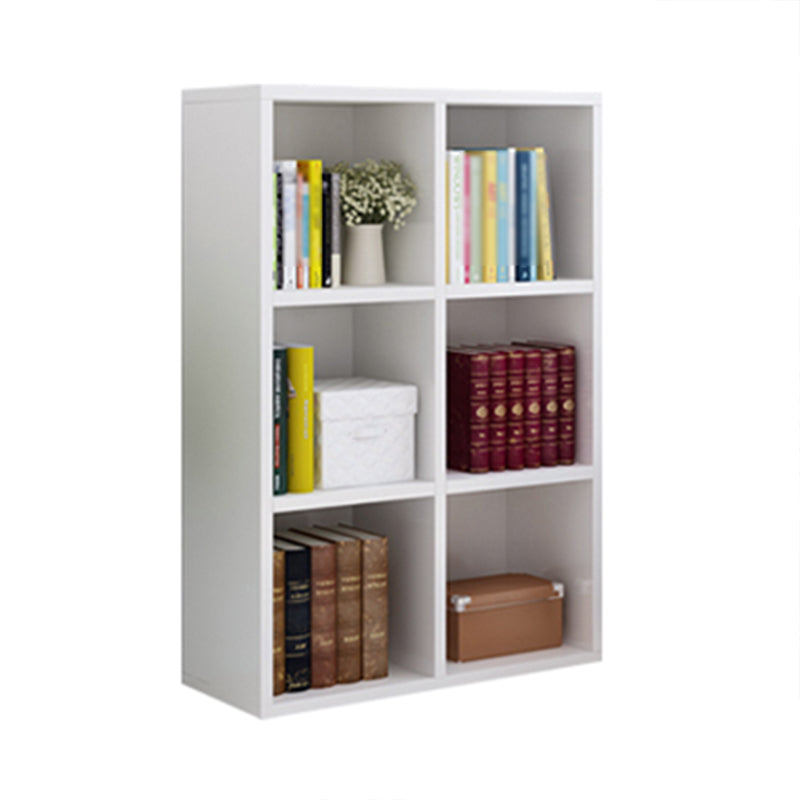 Manufactured Wood Standard Bookshelf Scandinavian Bookshelf for Study Room 29.1"L x 11.8"W x 42.9"H White Clearhalo 'Bookcases' 'furn' 'furn_bookcases' 'Furniture' 'furniture_bookcases' 'Office Furniture' 5029653