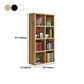Manufactured Wood Standard Bookshelf Scandinavian Bookshelf for Study Room Clearhalo 'Bookcases' 'furn' 'furn_bookcases' 'Furniture' 'furniture_bookcases' 'Office Furniture' 5029662