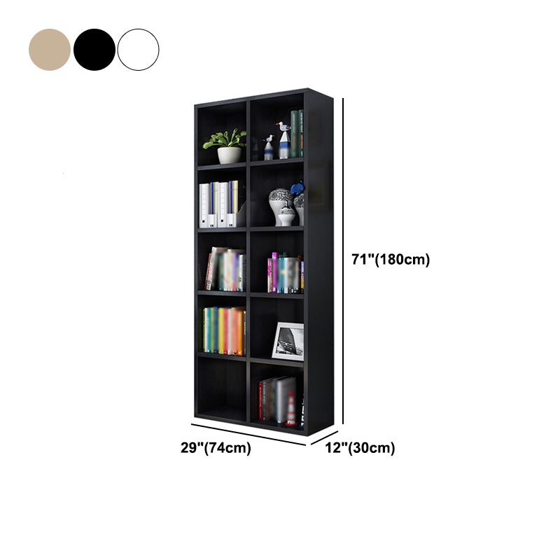 Manufactured Wood Standard Bookshelf Scandinavian Bookshelf for Study Room Clearhalo 'Bookcases' 'furn' 'furn_bookcases' 'Furniture' 'furniture_bookcases' 'Office Furniture' 5029664