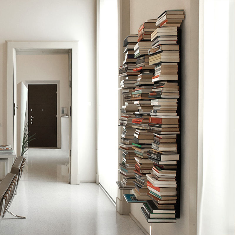 Wall Mounted Bookshelf Industrial Style Bookcase for Office and Study Room Clearhalo 'Bookcases' 'furn' 'furn_bookcases' 'Furniture' 'furniture_bookcases' 'Office Furniture' 5029666