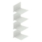 Wall Mounted Bookshelf Industrial Style Bookcase for Office and Study Room White 4 Piece Set Clearhalo 'Bookcases' 'furn' 'furn_bookcases' 'Furniture' 'furniture_bookcases' 'Office Furniture' 5029669
