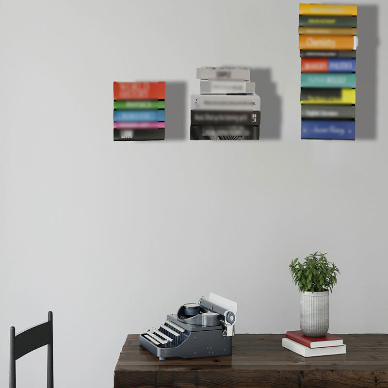 Wall Mounted Bookshelf Industrial Style Bookcase for Office and Study Room Clearhalo 'Bookcases' 'furn' 'furn_bookcases' 'Furniture' 'furniture_bookcases' 'Office Furniture' 5029680