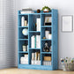 Engineered Wood Standard Bookcase Contemporary Open Back Bookcase Clearhalo 'Bookcases' 'furn' 'furn_bookcases' 'Furniture' 'furniture_bookcases' 'Office Furniture' 5029694