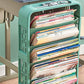 Contemporary Plastic Geometric Bookshelf Closed Back Bookshelf for Classroom Clearhalo 'Bookcases' 'furn' 'furn_bookcases' 'Furniture' 'furniture_bookcases' 'Office Furniture' 5029709