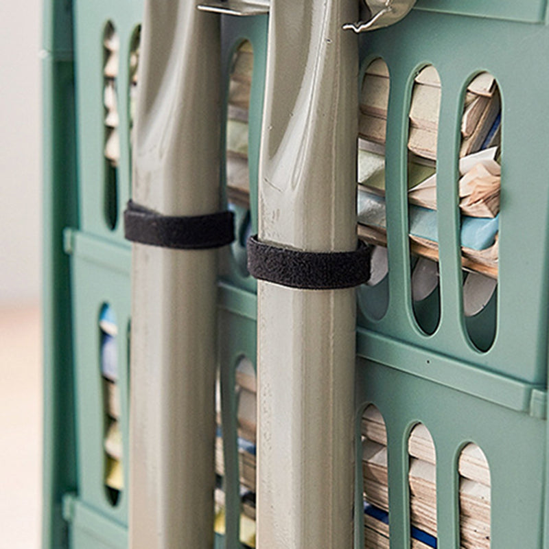 Contemporary Plastic Geometric Bookshelf Closed Back Bookshelf for Classroom Clearhalo 'Bookcases' 'furn' 'furn_bookcases' 'Furniture' 'furniture_bookcases' 'Office Furniture' 5029710