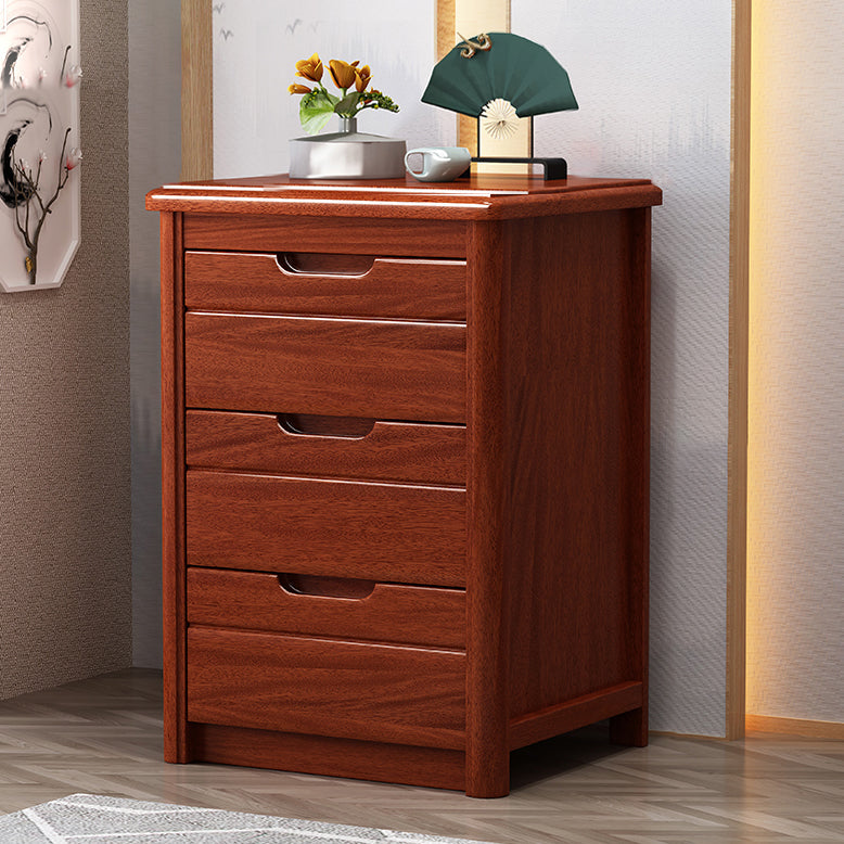 Modern Style 3 Drawer Buffet Table Wood Top Dining Table for Living Room 18"L x 16"W x 27"H Brown Clearhalo 'buffet_sideboard' 'Buffets & Sideboards' 'furn' 'furn_buffet_sideboard' 'Furniture' 'furniture_buffet_sideboard' 'Kitchen & Dining Furniture' 5029769