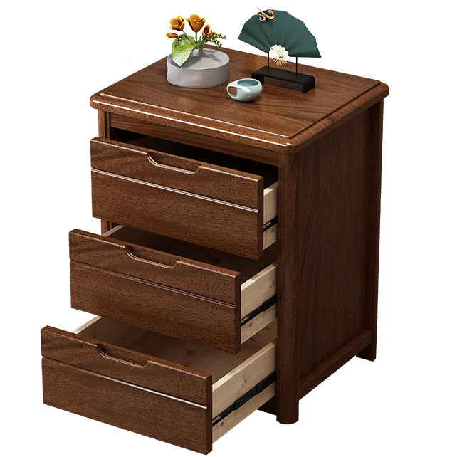 Modern Style 3 Drawer Buffet Table Wood Top Dining Table for Living Room Clearhalo 'buffet_sideboard' 'Buffets & Sideboards' 'furn' 'furn_buffet_sideboard' 'Furniture' 'furniture_buffet_sideboard' 'Kitchen & Dining Furniture' 5029771