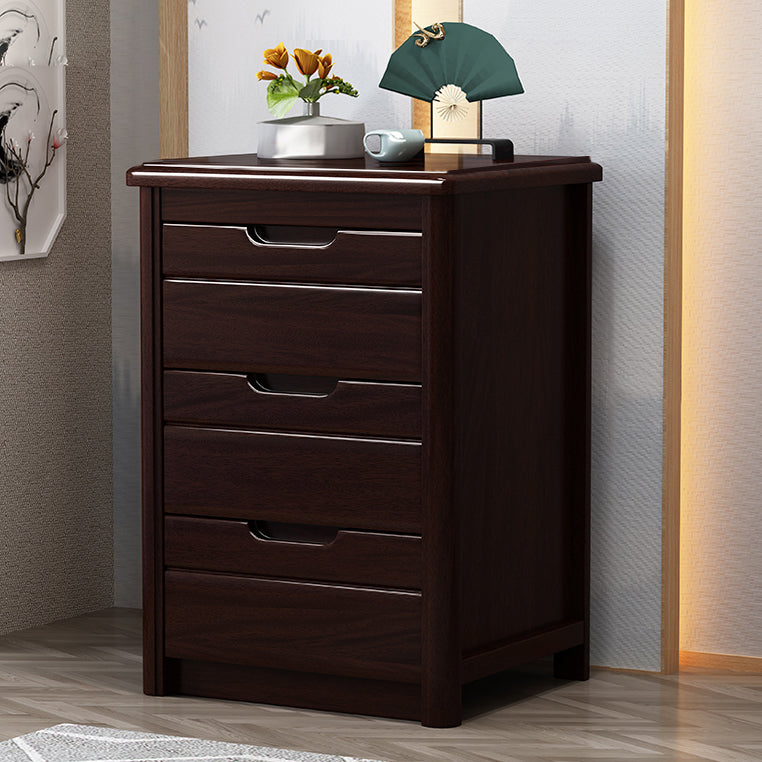 Modern Style 3 Drawer Buffet Table Wood Top Dining Table for Living Room 18"L x 16"W x 27"H Black Clearhalo 'buffet_sideboard' 'Buffets & Sideboards' 'furn' 'furn_buffet_sideboard' 'Furniture' 'furniture_buffet_sideboard' 'Kitchen & Dining Furniture' 5029772