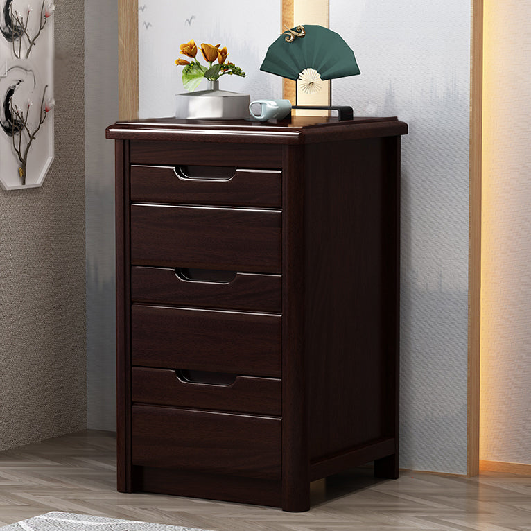 Modern Style 3 Drawer Buffet Table Wood Top Dining Table for Living Room 16"L x 16"W x 27"H Black Clearhalo 'buffet_sideboard' 'Buffets & Sideboards' 'furn' 'furn_buffet_sideboard' 'Furniture' 'furniture_buffet_sideboard' 'Kitchen & Dining Furniture' 5029774