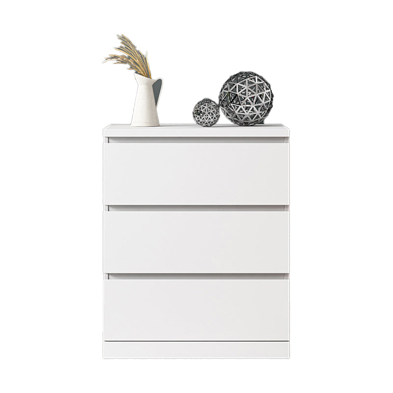 Artificial Wood Living Room Sideboard Cabinet Modern Buffet Server Cabinet with Drawer 24"L x 16"W x 30"H White Clearhalo 'buffet_sideboard' 'Buffets & Sideboards' 'furn' 'furn_buffet_sideboard' 'Furniture' 'furniture_buffet_sideboard' 'Kitchen & Dining Furniture' 5029796