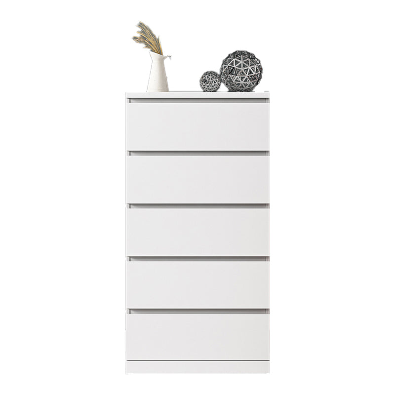 Artificial Wood Living Room Sideboard Cabinet Modern Buffet Server Cabinet with Drawer 24"L x 16"W x 47"H White Clearhalo 'buffet_sideboard' 'Buffets & Sideboards' 'furn' 'furn_buffet_sideboard' 'Furniture' 'furniture_buffet_sideboard' 'Kitchen & Dining Furniture' 5029797