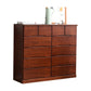 Modern Wood Sideboard Buffet Table with Drawer for Dining Room 46"L x 16"W x 40"H Red Brown Clearhalo 'buffet_sideboard' 'Buffets & Sideboards' 'furn' 'furn_buffet_sideboard' 'Furniture' 'furniture_buffet_sideboard' 'Kitchen & Dining Furniture' 5029827