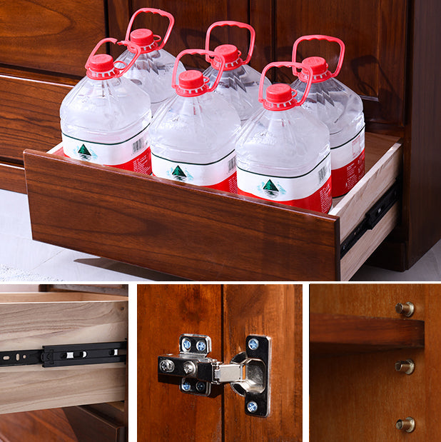 Modern Wood Sideboard Buffet Table with Drawer for Dining Room Clearhalo 'buffet_sideboard' 'Buffets & Sideboards' 'furn' 'furn_buffet_sideboard' 'Furniture' 'furniture_buffet_sideboard' 'Kitchen & Dining Furniture' 5029836