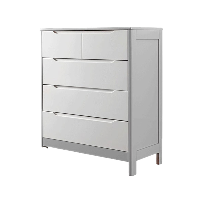Rubber Wood Living Room Sideboard Cabinet Modern Buffet Server Cabinet with Drawer 31"L x 16"W x 37"H Gray Blue Clearhalo 'buffet_sideboard' 'Buffets & Sideboards' 'furn' 'furn_buffet_sideboard' 'Furniture' 'furniture_buffet_sideboard' 'Kitchen & Dining Furniture' 5029867