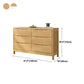 Rubber Wood Living Room Sideboard Cabinet Modern Buffet Server Cabinet with Drawer Clearhalo 'buffet_sideboard' 'Buffets & Sideboards' 'furn' 'furn_buffet_sideboard' 'Furniture' 'furniture_buffet_sideboard' 'Kitchen & Dining Furniture' 5029881
