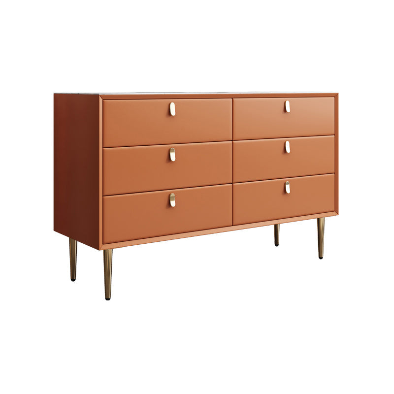 Pine Wood Living Room Sideboard Cabinet Glam Buffet Server Cabinet with Drawer 47.2"L x 15.7"W x 28.7"H Orange Clearhalo 'buffet_sideboard' 'Buffets & Sideboards' 'furn' 'furn_buffet_sideboard' 'Furniture' 'furniture_buffet_sideboard' 'Kitchen & Dining Furniture' 5029883