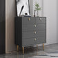 Pine Wood Living Room Sideboard Cabinet Glam Buffet Server Cabinet with Drawer 31"L x 16"W x 37"H Dark Gray Clearhalo 'buffet_sideboard' 'Buffets & Sideboards' 'furn' 'furn_buffet_sideboard' 'Furniture' 'furniture_buffet_sideboard' 'Kitchen & Dining Furniture' 5029904