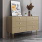 Pine Wood Living Room Sideboard Cabinet Glam Buffet Server Cabinet with Drawer 47.2"L x 15.7"W x 28.7"H Khaki Clearhalo 'buffet_sideboard' 'Buffets & Sideboards' 'furn' 'furn_buffet_sideboard' 'Furniture' 'furniture_buffet_sideboard' 'Kitchen & Dining Furniture' 5029911