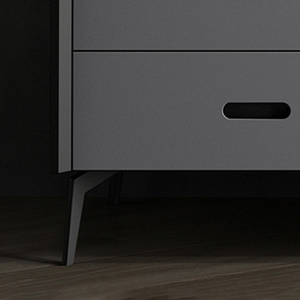 3-Drawer Engineered Wood Sideboard Modern Stone Countertop Dining Server for Living Room Clearhalo 'buffet_sideboard' 'Buffets & Sideboards' 'furn' 'furn_buffet_sideboard' 'Furniture' 'furniture_buffet_sideboard' 'Kitchen & Dining Furniture' 5029953