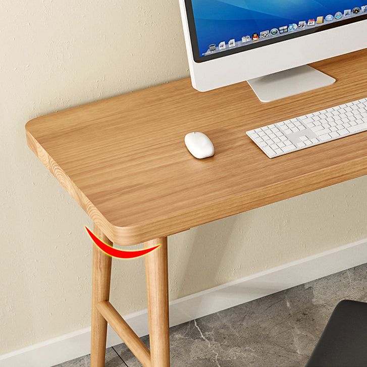 Modern Style Wooden Office Desk H-Shape Base Writing Desk for Home Clearhalo 'furn' 'furn_office_desk' 'Furniture' 'furniture_office_desk' 'Office Desks' 'Office Furniture' 'office_desk' 5029982