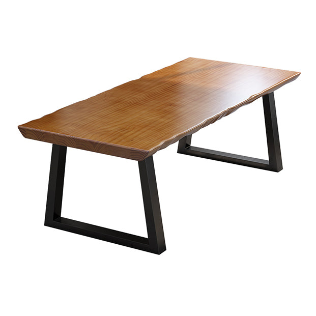 Home Office Study Table Modern Style Fixed Free Form Writing Desk 78.7"L x 31.5"W x 29.5"H Clearhalo 'furn' 'furn_office_desk' 'Furniture' 'furniture_office_desk' 'Office Desks' 'Office Furniture' 'office_desk' 5030060