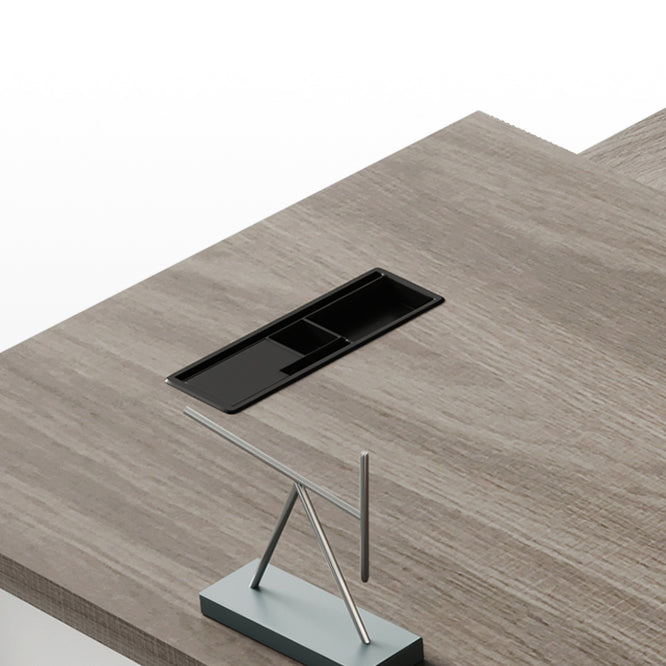 Rectangular and L-Shape Computer Desk Contemporary Manufactured Wood Desktop Desk Clearhalo 'furn' 'furn_office_desk' 'Furniture' 'furniture_office_desk' 'Office Desks' 'Office Furniture' 'office_desk' 5030080