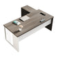 Rectangular and L-Shape Computer Desk Contemporary Manufactured Wood Desktop Desk Clearhalo 'furn' 'furn_office_desk' 'Furniture' 'furniture_office_desk' 'Office Desks' 'Office Furniture' 'office_desk' 5030085