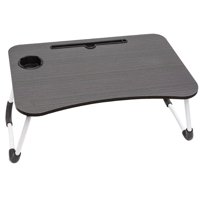 Bedroom Wooden Study Table Contemporary Folding Writing Desk,23.6"L x 15.7"W x 11"H Black Clearhalo 'furn' 'furn_office_desk' 'Furniture' 'furniture_office_desk' 'Office Desks' 'Office Furniture' 'office_desk' 5030100