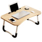 Bedroom Wooden Study Table Contemporary Folding Writing Desk,23.6"L x 15.7"W x 11"H Clearhalo 'furn' 'furn_office_desk' 'Furniture' 'furniture_office_desk' 'Office Desks' 'Office Furniture' 'office_desk' 5030107