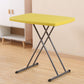 Rectangular Folding Modern Writing Desk Plastic Adjustable Desk,29.9"L x 19.7"W Yellow Clearhalo 'furn' 'furn_office_desk' 'Furniture' 'furniture_office_desk' 'Office Desks' 'Office Furniture' 'office_desk' 5030117