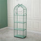 Iron Scandinavian Etagere Bookshelf Vertical Open Bookshelf for Living Room 20"L x 12"W x 59"H Green Clearhalo 'Bookcases' 'furn' 'furn_bookcases' 'Furniture' 'furniture_bookcases' 'Office Furniture' 5030358