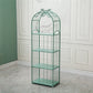 Iron Scandinavian Etagere Bookshelf Vertical Open Bookshelf for Living Room 23.6"L x 11.8"W x 63"H Green Clearhalo 'Bookcases' 'furn' 'furn_bookcases' 'Furniture' 'furniture_bookcases' 'Office Furniture' 5030361