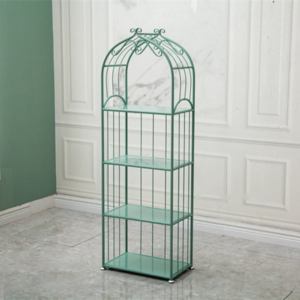 Iron Scandinavian Etagere Bookshelf Vertical Open Bookshelf for Living Room 23.6"L x 11.8"W x 63"H Green Clearhalo 'Bookcases' 'furn' 'furn_bookcases' 'Furniture' 'furniture_bookcases' 'Office Furniture' 5030361