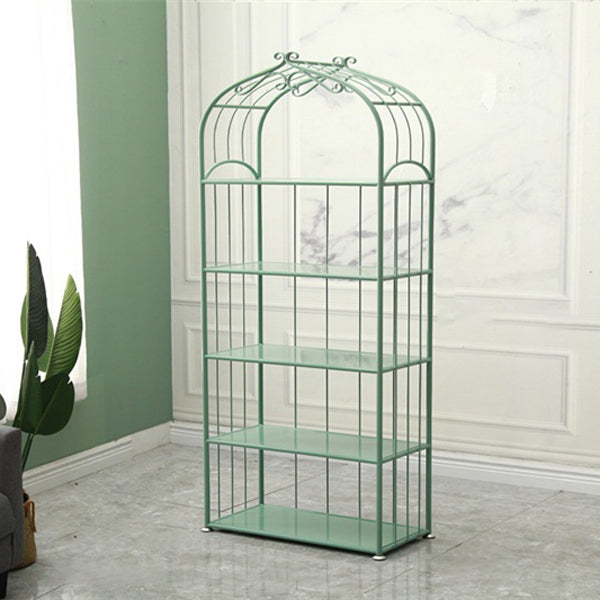 Iron Scandinavian Etagere Bookshelf Vertical Open Bookshelf for Living Room Green Clearhalo 'Bookcases' 'furn' 'furn_bookcases' 'Furniture' 'furniture_bookcases' 'Office Furniture' 5030366