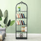 Iron Scandinavian Etagere Bookshelf Vertical Open Bookshelf for Living Room 19.7"L x 11.8"W x 66.9"H Black Clearhalo 'Bookcases' 'furn' 'furn_bookcases' 'Furniture' 'furniture_bookcases' 'Office Furniture' 5030370