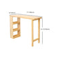 Rectangle Wood Top Counter Table 42-inch Height Simple Bar Table Clearhalo 'Bar Furniture' 'Bar Tables' 'bar_tables' 'furn' 'furn_bar_tables' 'Furniture' 'furniture_bar_tables' 'Kitchen & Dining Furniture' 5031141
