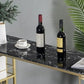 Living Room Counter-height Pub Table Gold Storage Metal Bar Dining Table Clearhalo 'Bar Furniture' 'Bar Tables' 'bar_tables' 'furn' 'furn_bar_tables' 'Furniture' 'furniture_bar_tables' 'Kitchen & Dining Furniture' 5031154