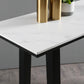 Industrial Bar Table 42-inch Height Stone Top Bistro Table for Coffee Shop Clearhalo 'Bar Furniture' 'Bar Tables' 'bar_tables' 'furn' 'furn_bar_tables' 'Furniture' 'furniture_bar_tables' 'Kitchen & Dining Furniture' 5031166